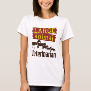 Camiseta Veterinário de Grandes Animais