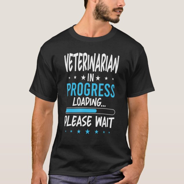 Camiseta Veterinário em Andamento (Frente)
