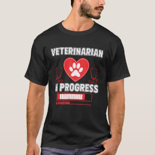 Camiseta Veterinário Em Curso Médico Animal Pupp