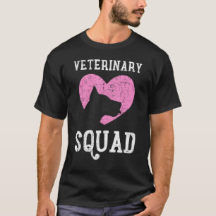 Camiseta Veterinário Equipe Veterinária Técnico de Veteriná