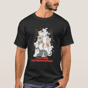 Camiseta Veterinário Futuro - Estudante de Vet Divertido_1