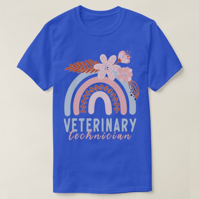 Camiseta Veterinário veterinário Vet Tech Veterinarian Rain (Frente do Design)