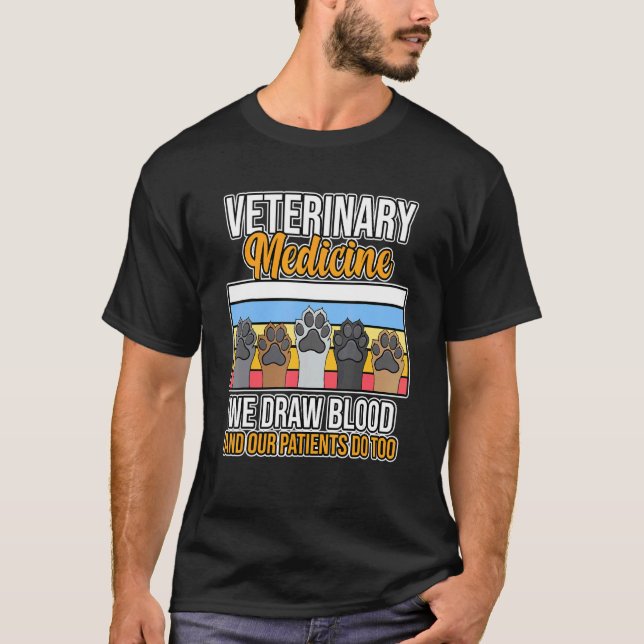 Camiseta Veterinário Veterinário Veterinário Medicamento Ve (Frente)