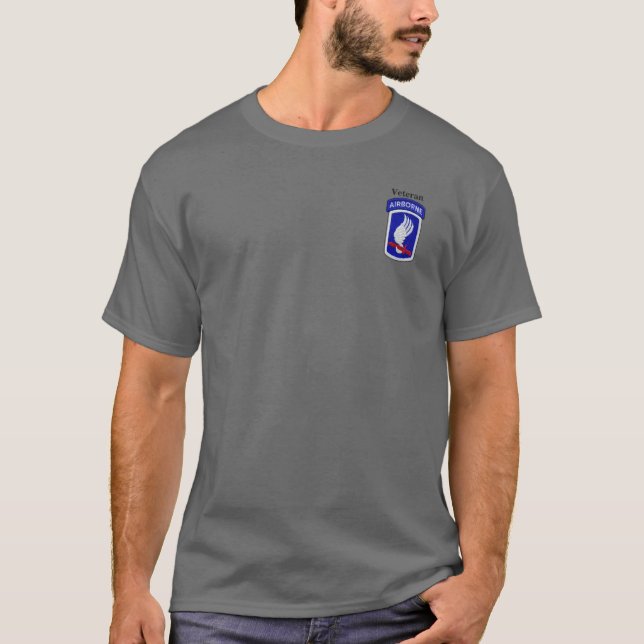 Camiseta Veterinários dos veteranos da brigada transportada (Frente)