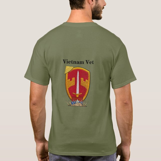 Camiseta Veterinários militares de Vietnam Nam do comando (Verso)