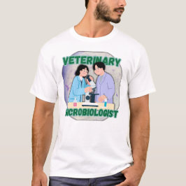 Camiseta Veterinary Microbiologist – Lab Science Design