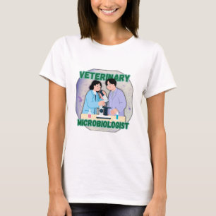 Camiseta Veterinary Microbiologist – Lab Science Design