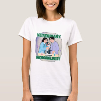 Camiseta Veterinary Microbiologist – Lab Science Design