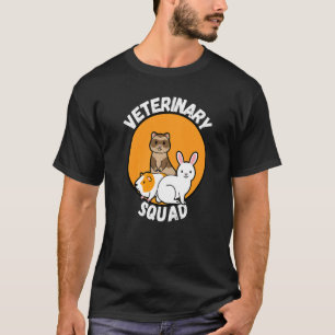 Camiseta Veterinary Squad Vet Veterinarian Tech Assistant V