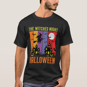 Camiseta Vetor Casa Assombrada Noite das Bruxas Halloween