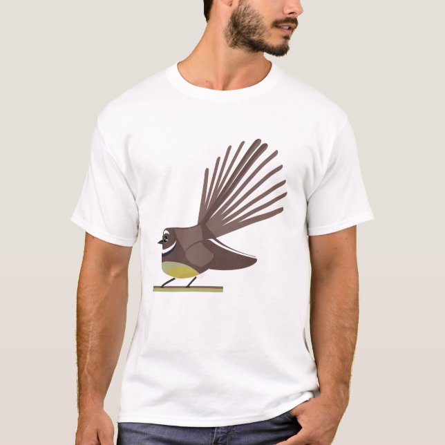 Camiseta Vetor de aves da Nova Zelândia (Frente)