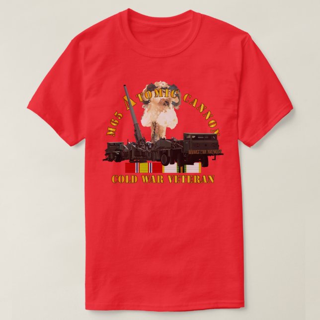 Camiseta Vetor de Canhão Atômico M65 c c c/ VPC FRIO (Frente do Design)