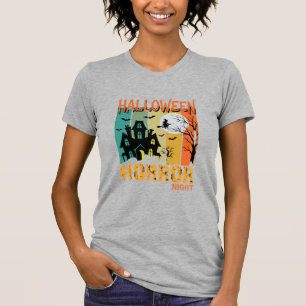 Camiseta Vetor de Casa Assombrada da Noite do Terror de Hal