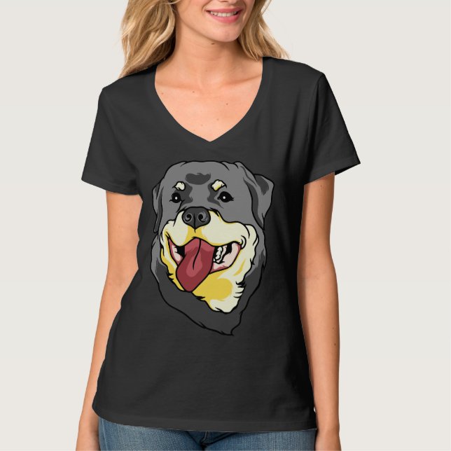 Camiseta Vetor de face rotineira alemão (Frente)