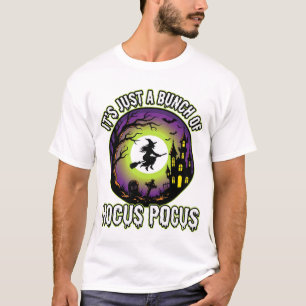 Camiseta Vetor de Lua de Bruxa Hocus Pocus de Halloween