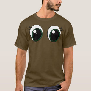 Camiseta Vetor de olhos bonitos