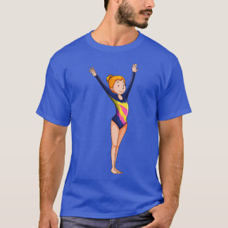 Camiseta Vetor de Workout de Gymnast