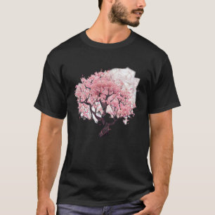 Camiseta Vetor geométrico Vetor de polpa Rosa Pétalas cor-d