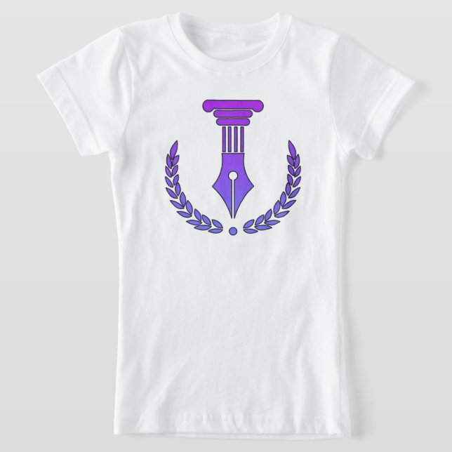 Camiseta Vetor Roxo e Preto (Postura )