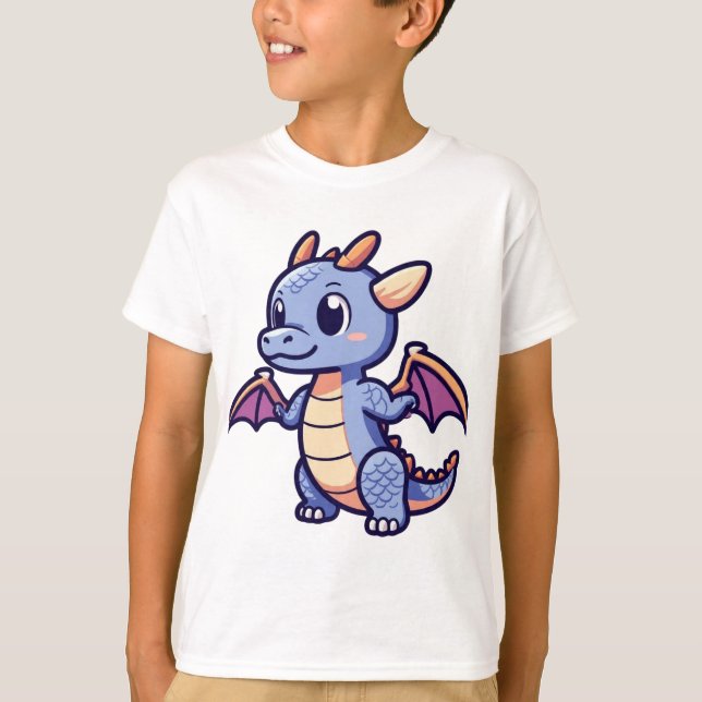 Camiseta Vetorial de Estilo Anime com Mascote de C (Frente)