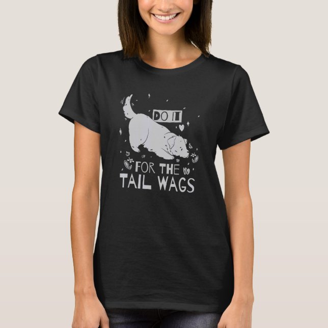 Camiseta Vetrinário Faça Isso Para A Cauda 2 (Frente)