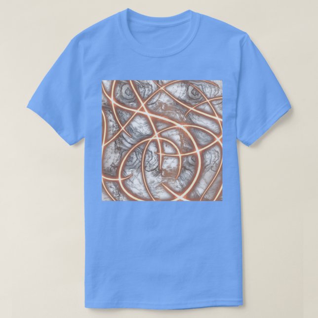 Camiseta Véus Dourados em Metal (Frente do Design)