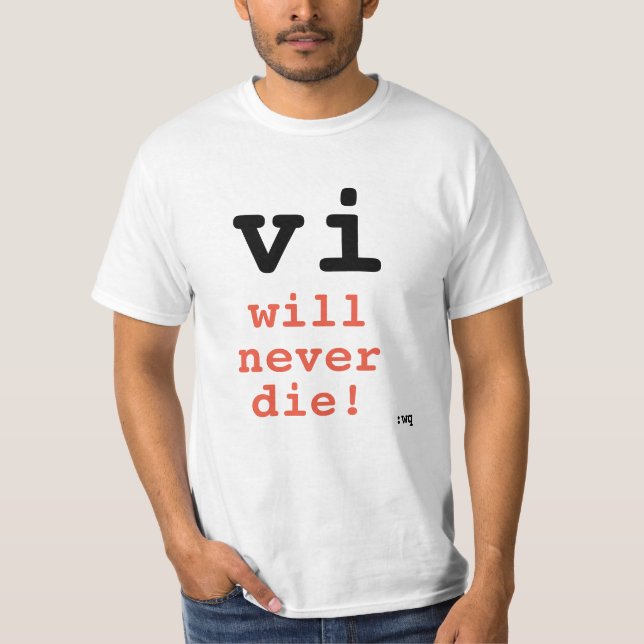 Camiseta vi nunca morrerá! (Frente)