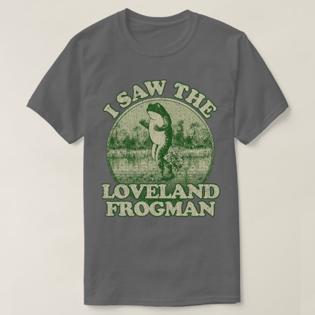 Camiseta Vi O Loveland Frogman 1955 (Frente do Design)