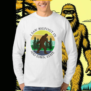 Camiseta Vi o Pé Grande (Adicionar Cidade e Estado) Persona