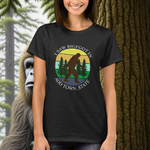 Camiseta Vi o Pé Grande (Adicionar Cidade e Estado) Persona