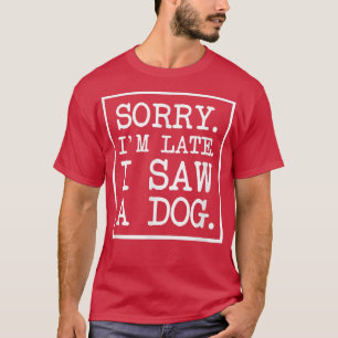 Camiseta Vi Um Cachorro Melhor Pai Mãe Amante de os animais