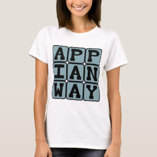 Camiseta Via Apiana, Estrada Romana