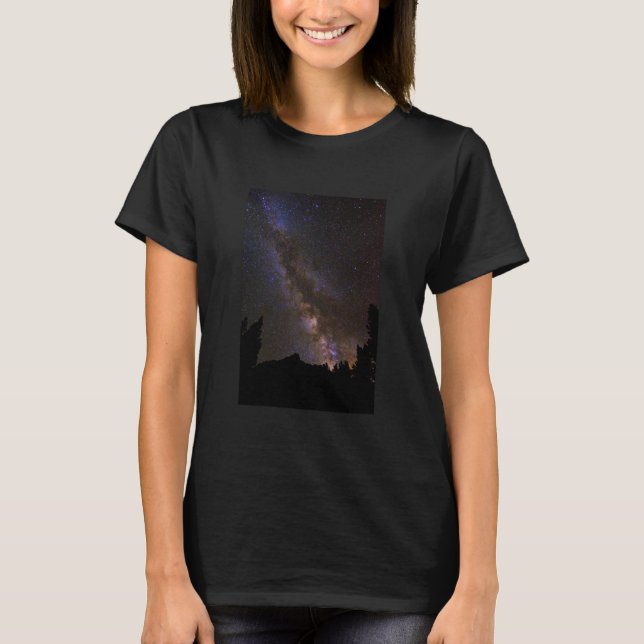 Camiseta Via Láctea estrelada, Califórnia (Frente)