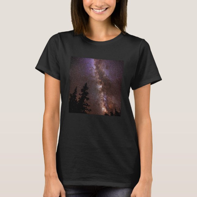 Camiseta Via Láctea | Monumento Nacional Cedar Breaks Utah (Frente)