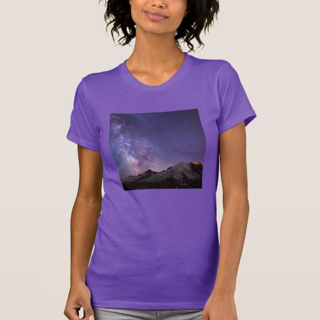 Camiseta Via Látea & Monte Rainier | Estado de Washington (Frente)