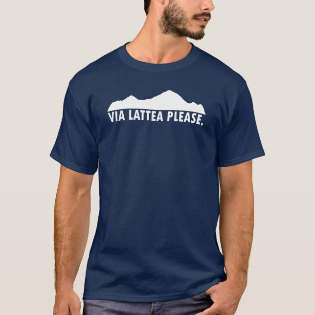 Camiseta Via Lattea Por Favor (Frente)