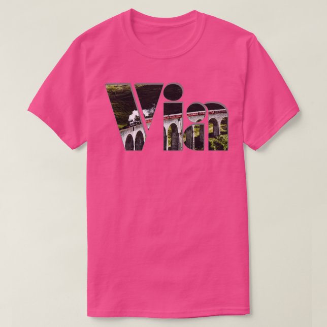 Camiseta Via sublingual (Frente do Design)