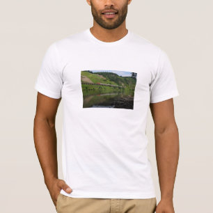 Camiseta Viaduto de propensão Pünderich com Personenzug