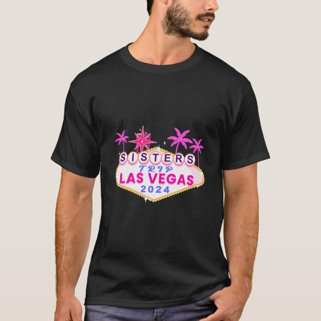 Camiseta Viagem 2024 de Irmãs de Las Vegas (Frente)
