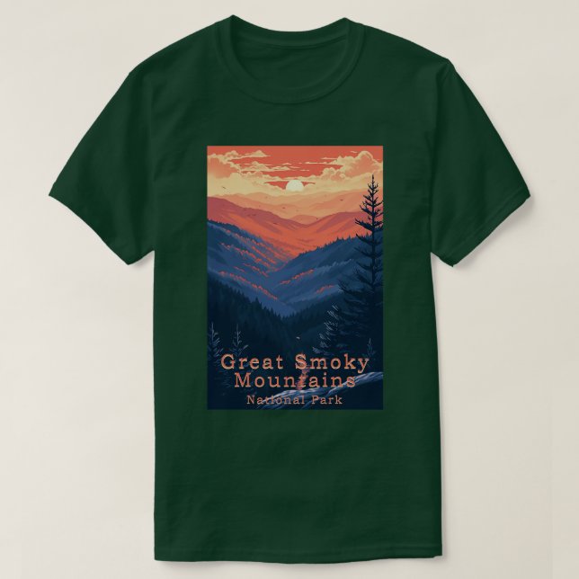 Camiseta viagem 4 do Parque Nacional dos Montes do Enfumaça (Frente do Design)
