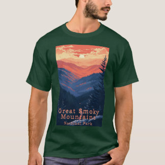 Camiseta viagem 4 do Parque Nacional dos Montes do Enfumaça