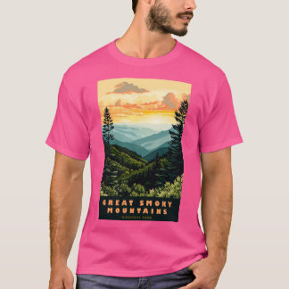 Camiseta viagem 5 do Parque Nacional dos Montes do Enfumaça