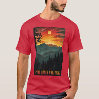 Camiseta viagem 7 do Parque Nacional dos Montes do Enfumaça