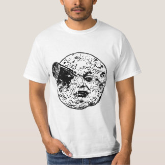 Camiseta Viagem à arte da linha da lua