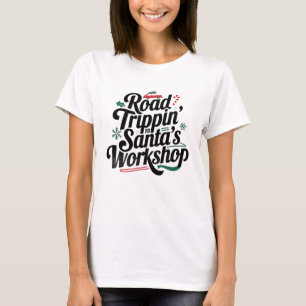 Camiseta Viagem a ateliê de Papais noeis