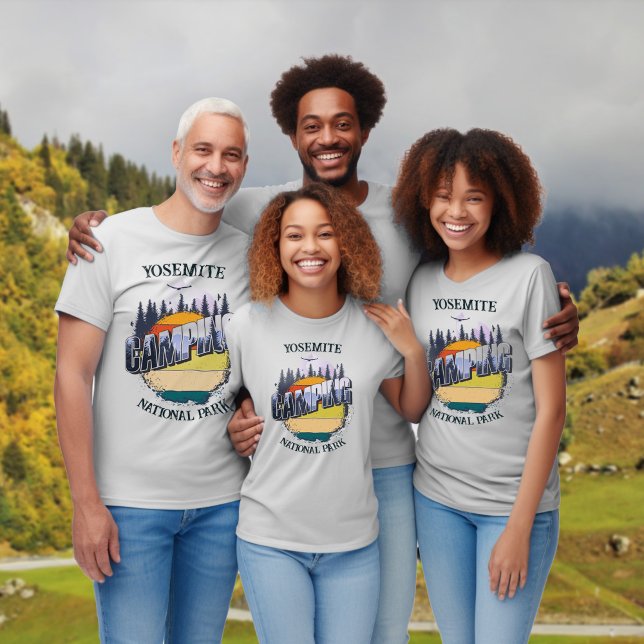 Camiseta Viagem à família do Parque Nacional de Yosemite (Criador carregado)