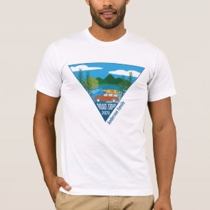 Camiseta Viagem à família personalizada na montanha