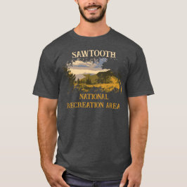 Camiseta Viagem à Zona Nacional de Recreação de Sawtooth
