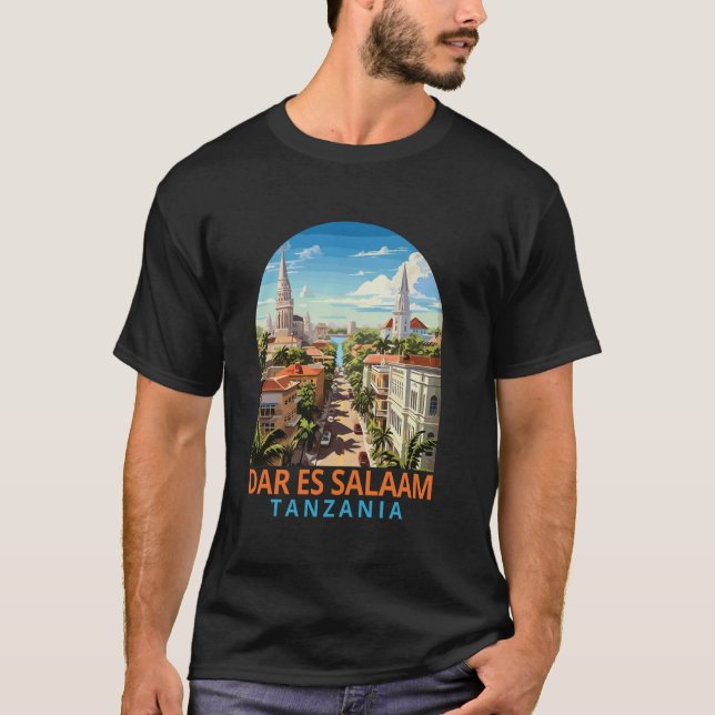 Camiseta Viagem Adventure Trip Explorar Dar es Salaam Tanz (Frente)
