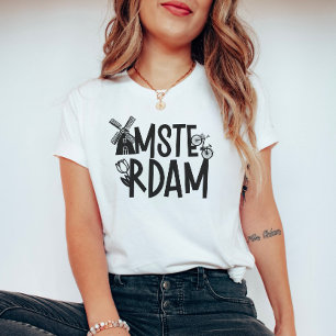 Camiseta Viagem Amsterdã Holanda